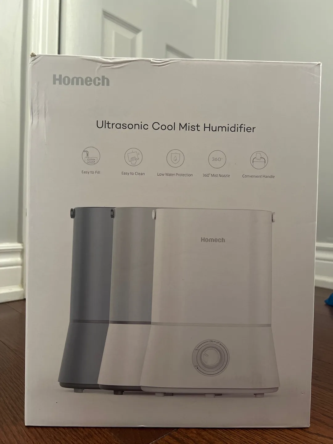 Homech Ultrasonic Cool Mist Humidifier thumbnail