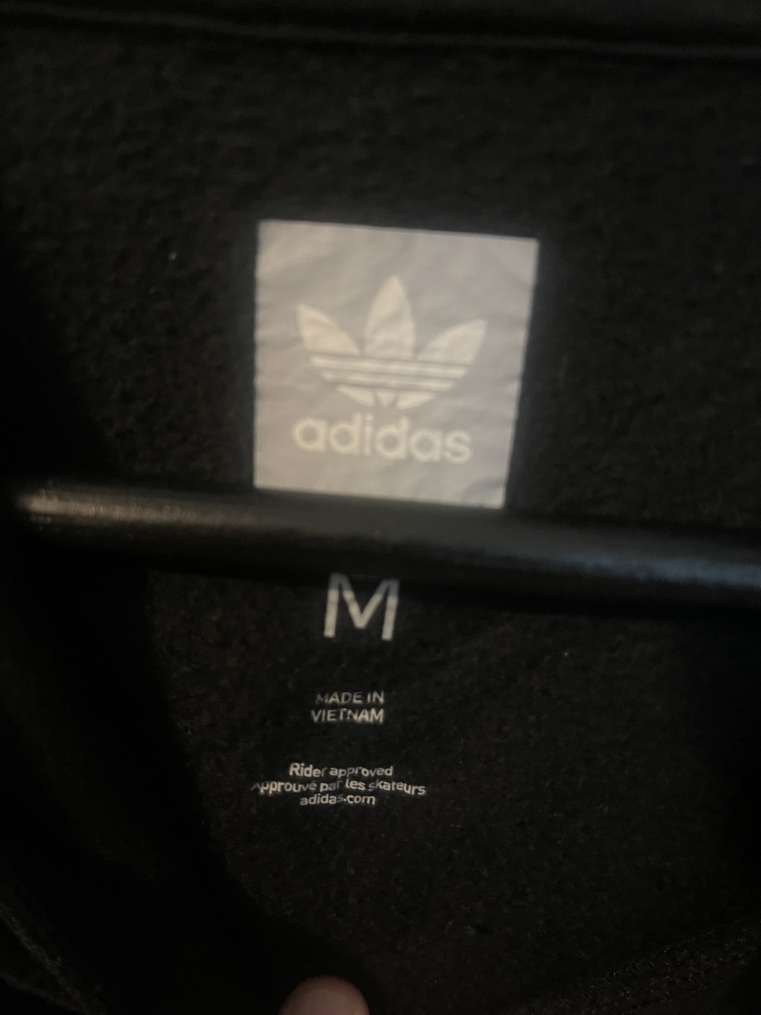 Adidas Black Hoodie - Size M - photo 2