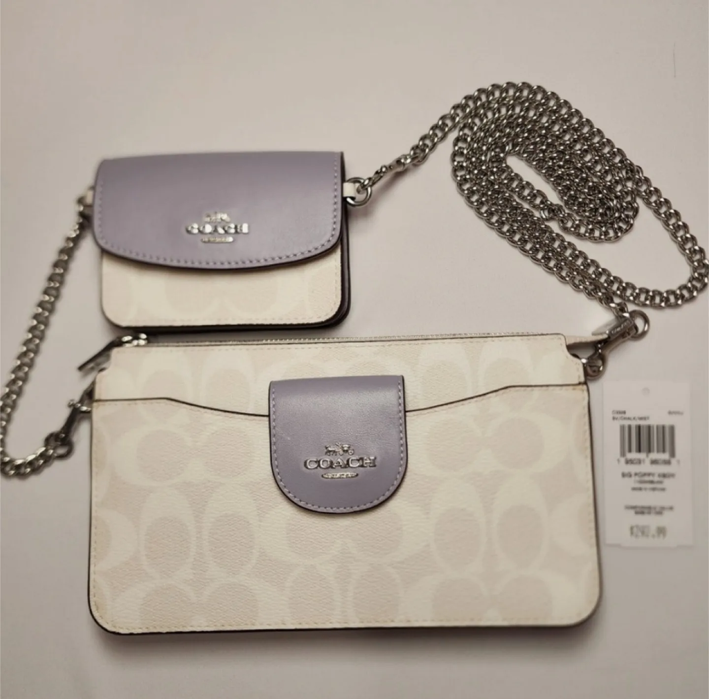 Coach Poppy Crossbody With Card Case Leather Bag thumbnail