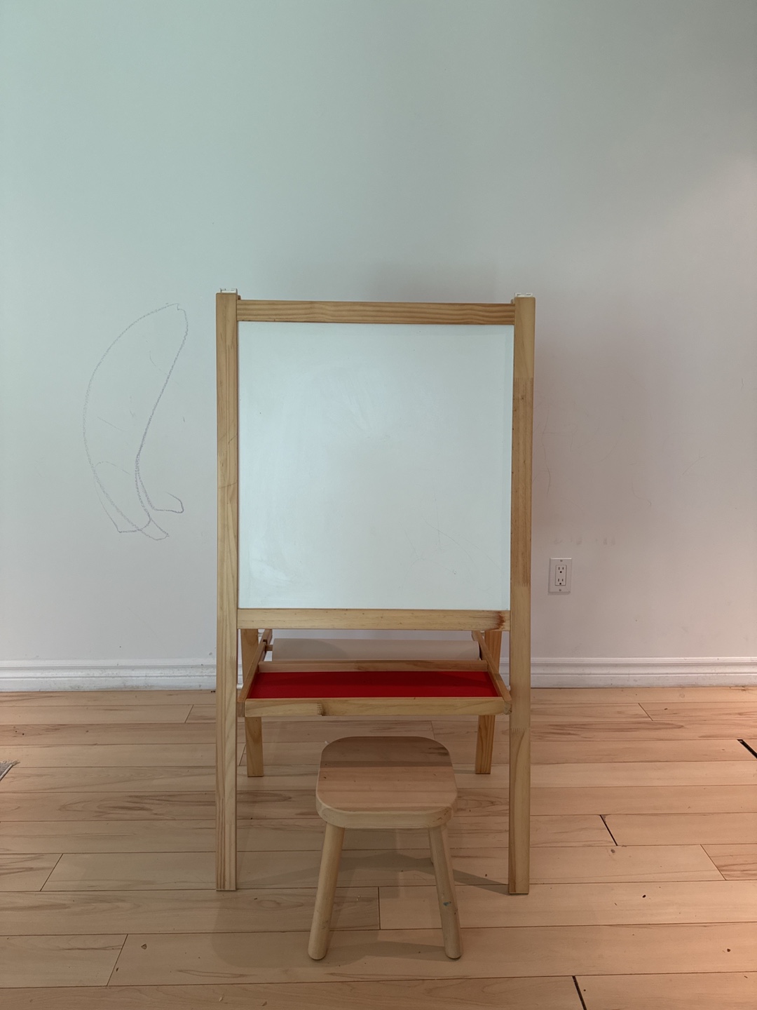 IKEA MÅLA Easel with Chalkboard & Whiteboard