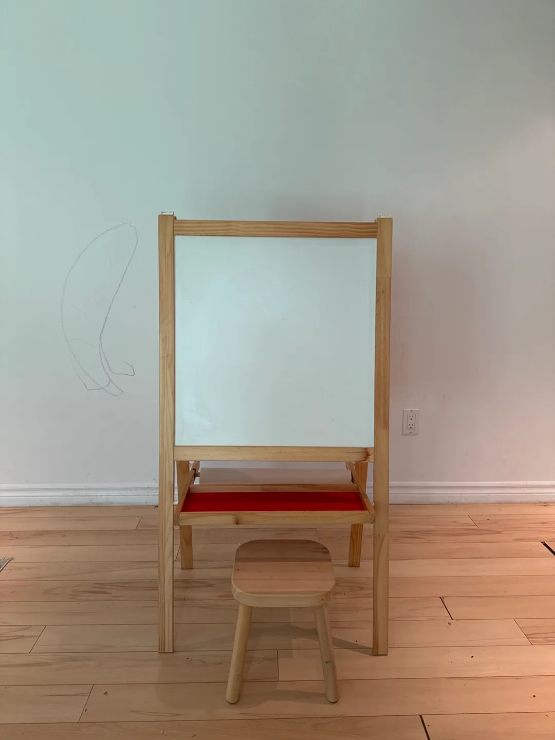 IKEA MÅLA Easel with Chalkboard & Whiteboard thumbnail