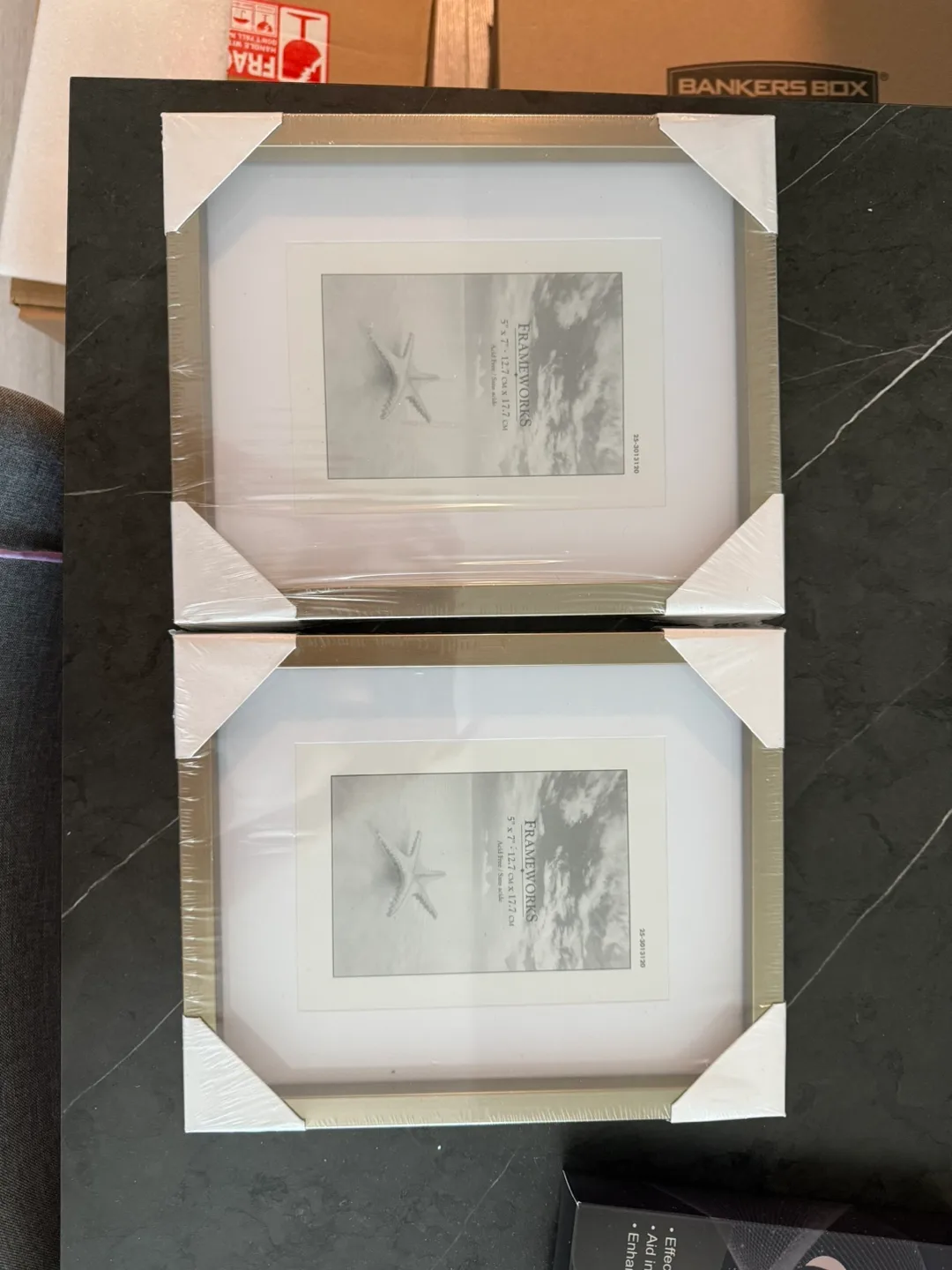 Gold photo frames 5x7 #freecycle thumbnail