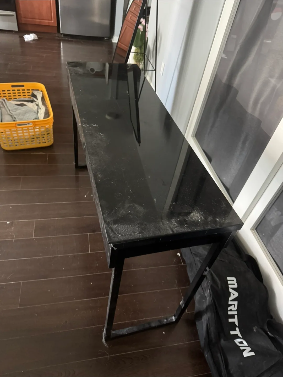 Black Glass Desk thumbnail