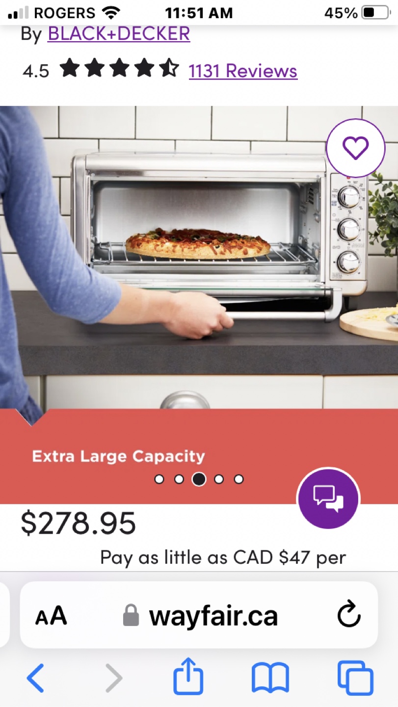 BLACK+DECKER Extra Large Toaster Oven - photo 2