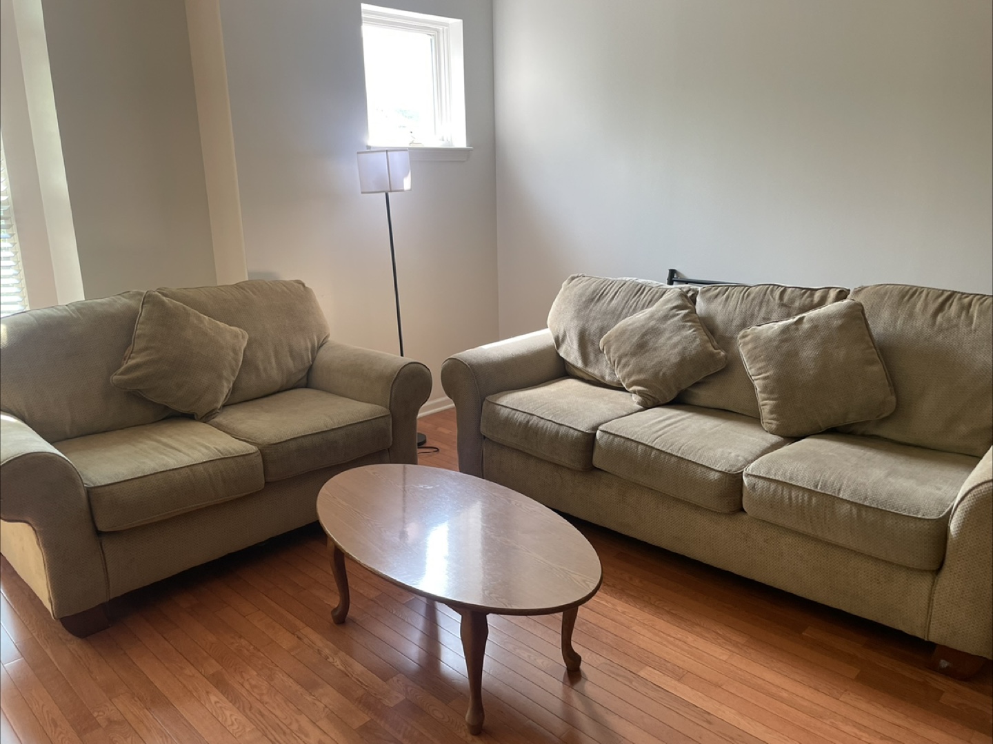 Sofa Set with Loveseat and Coffee Table