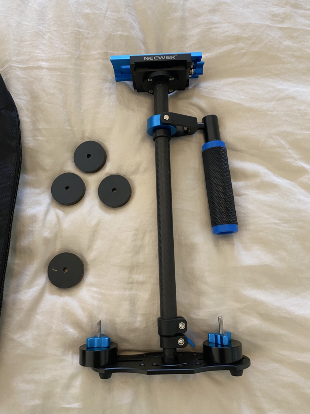 Neewer Handheld Stabilizer with Weights & Bag - photo 2