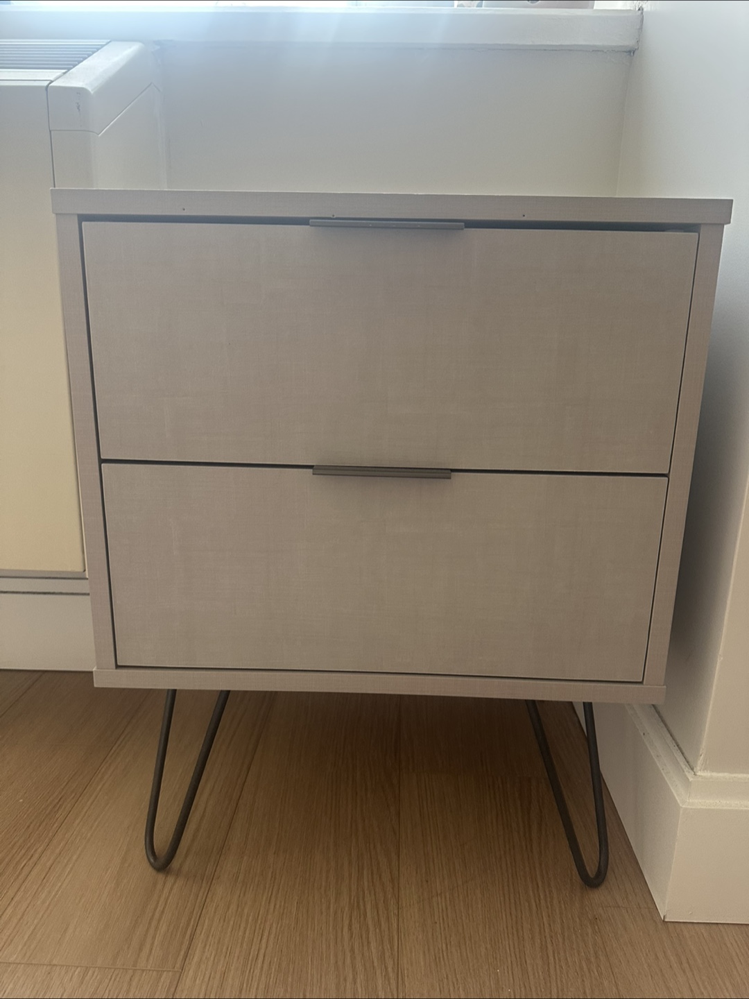 Modern Two-Drawer Nightstand