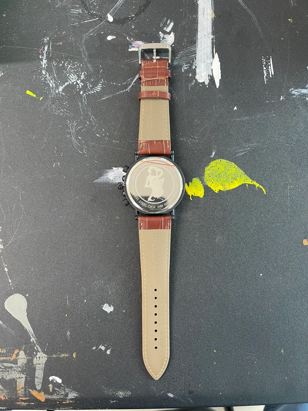 TAL WATCHES Wooden Bassy Men's Watch Brown Leather image indicator(5)