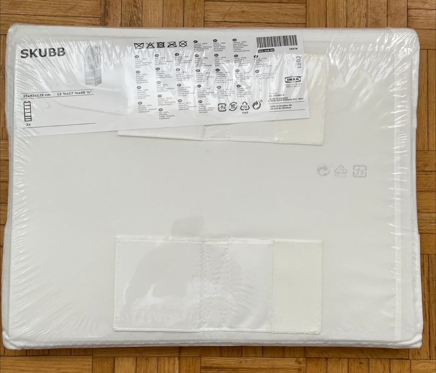 Two IKEA SKUBB Storage plus 6-compartment drawer organizer image indicator(4)