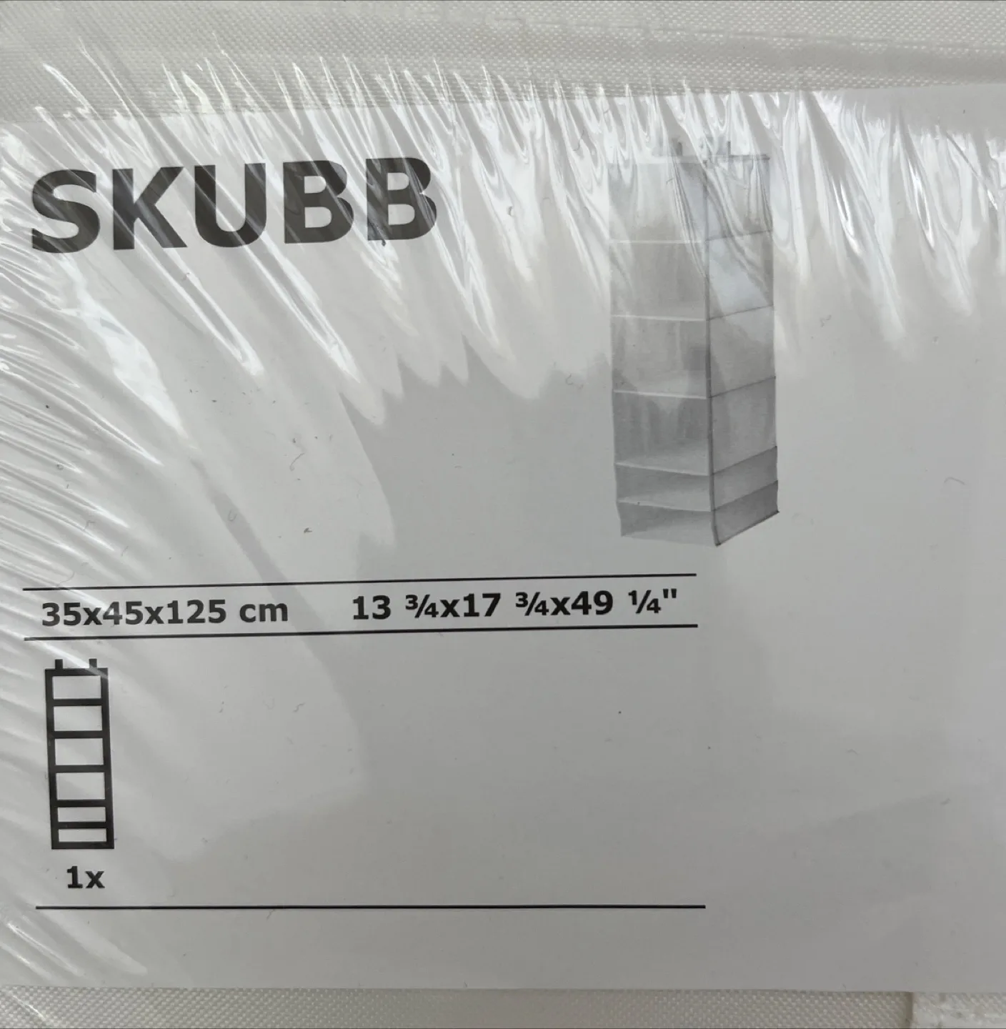 Two IKEA SKUBB Storage plus 6-compartment drawer organizer image indicator(3)