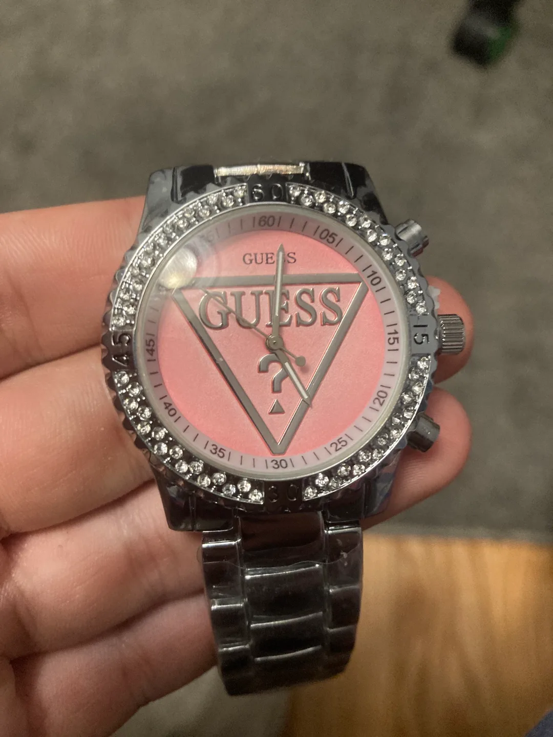 Guess Women's Silver-Tone Watch stainless steel thumbnail