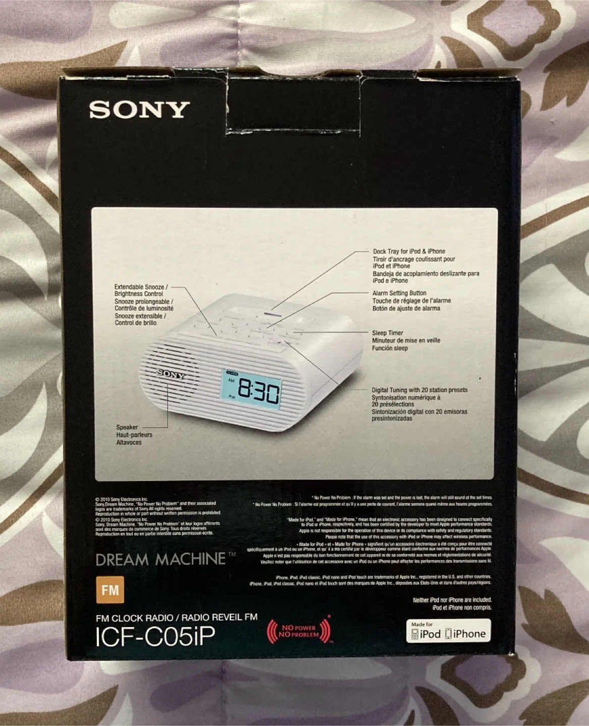 Sony Dream Machine Clock Radio image indicator(2)