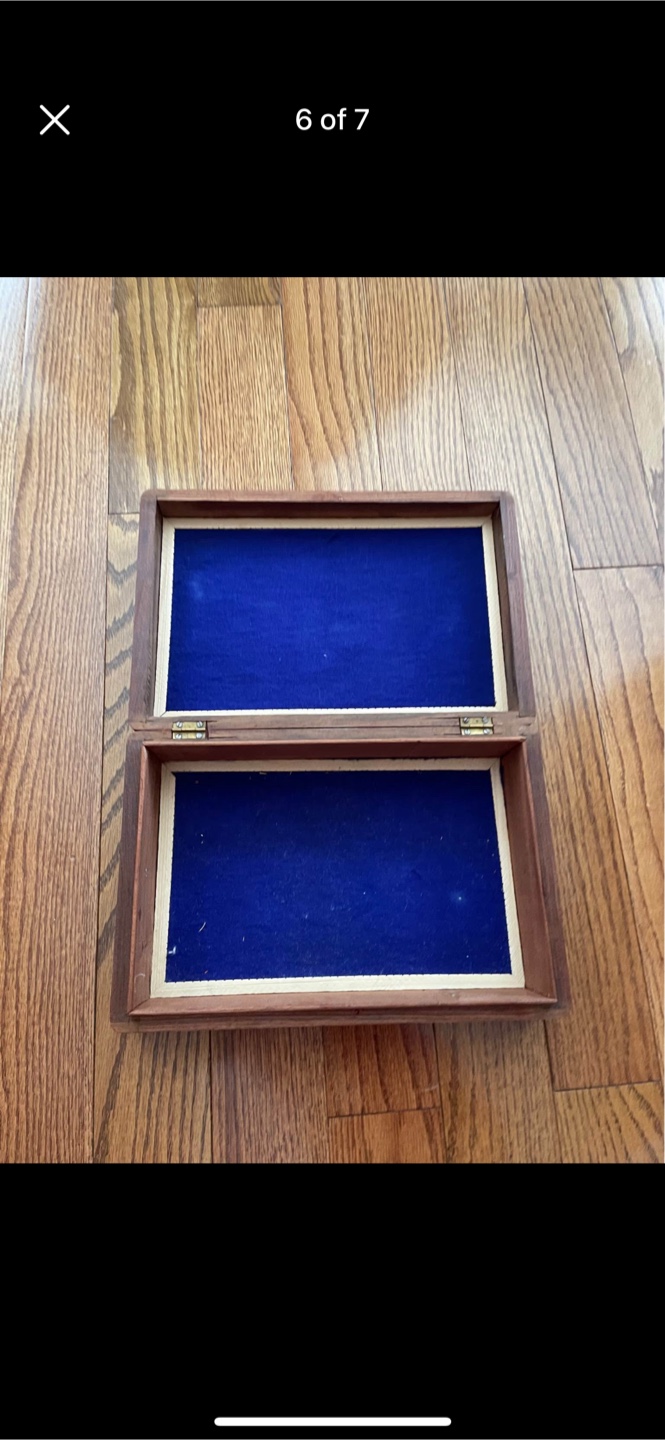 Hand Carved Wooden Box with Floral Design - photo 3