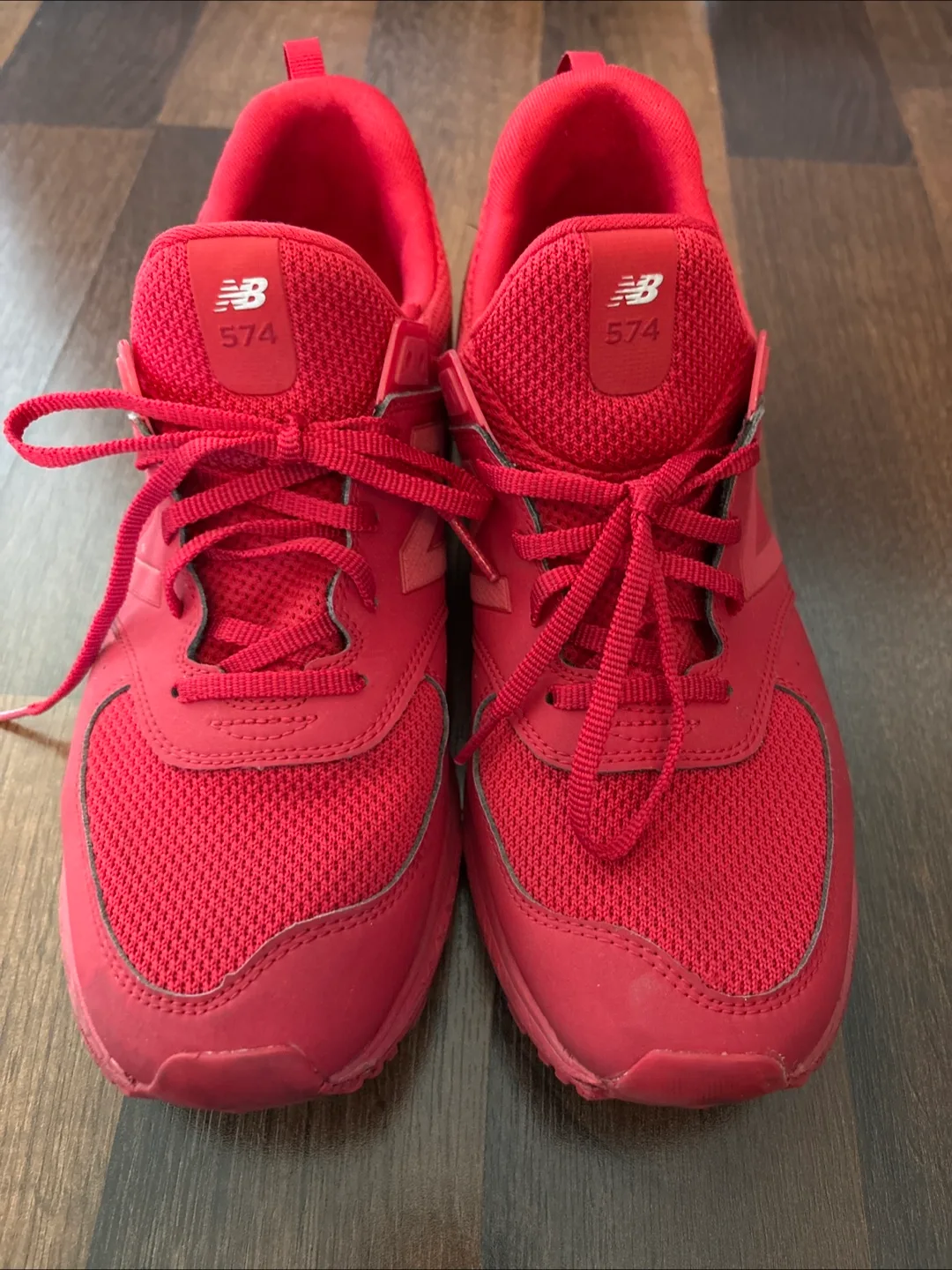 New Balance 574 Red Sneakers – Men’s US 10.5 image indicator(2)