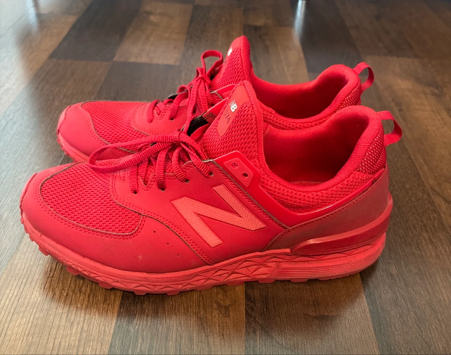 New Balance 574 Red Sneakers – Men’s US 10.5 image indicator(3)