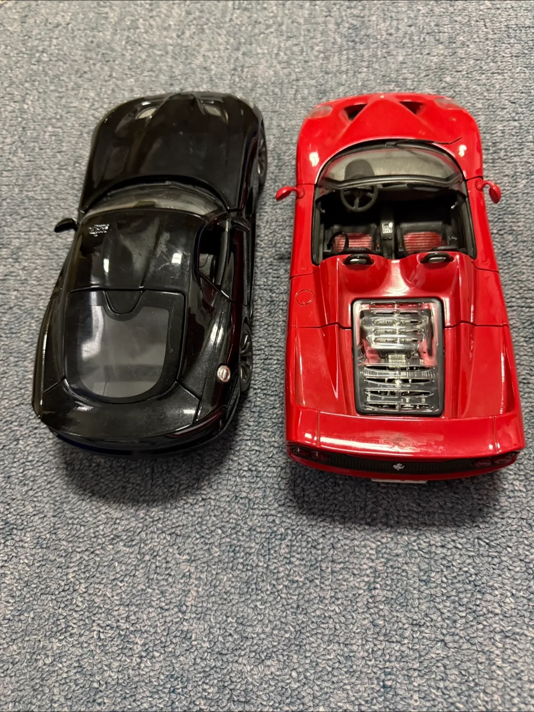 Two Diecast Model Cars - Red & Black image indicator(2)