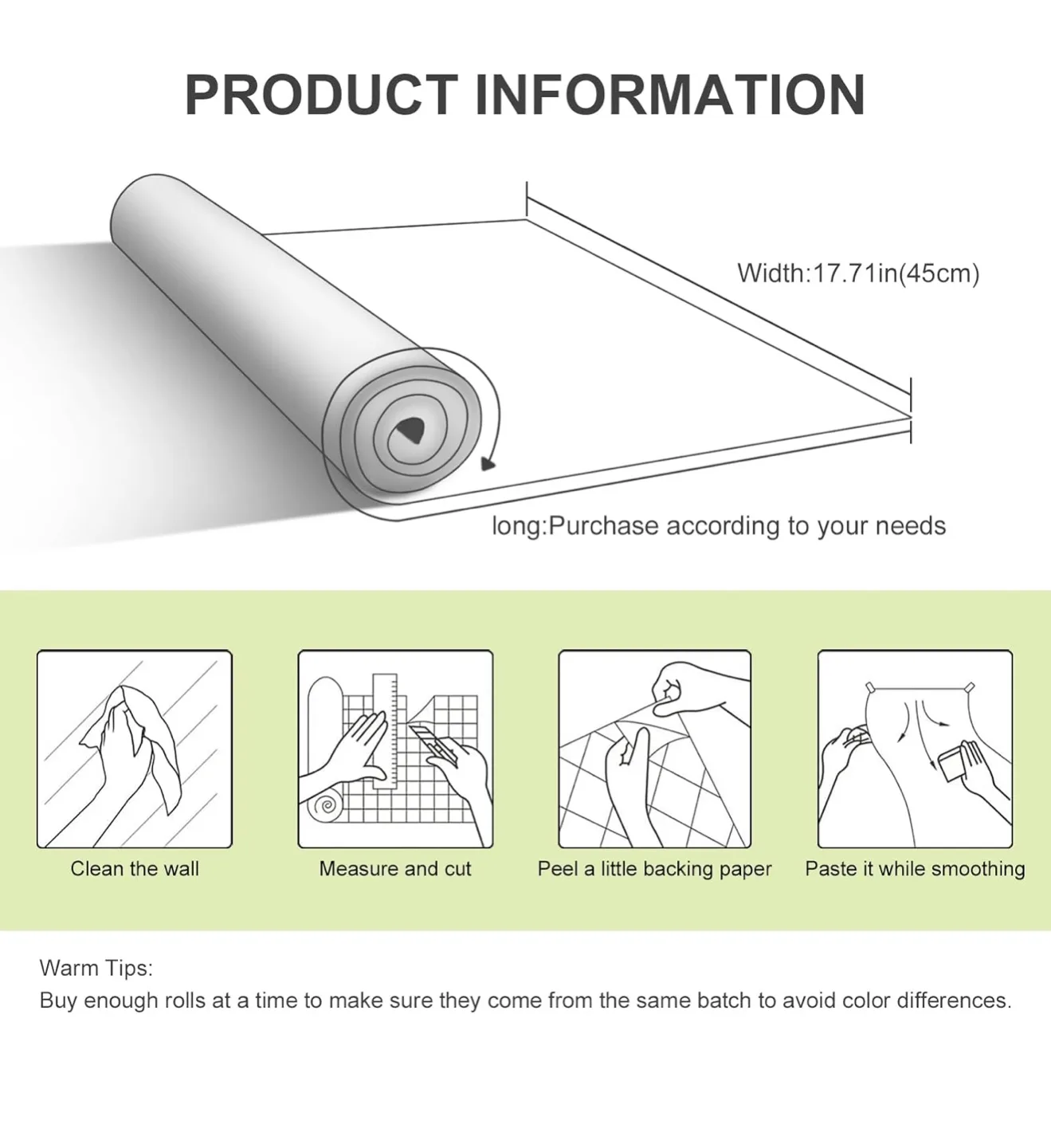 Blue Peel and Stick Wallpaper Roll image indicator(5)