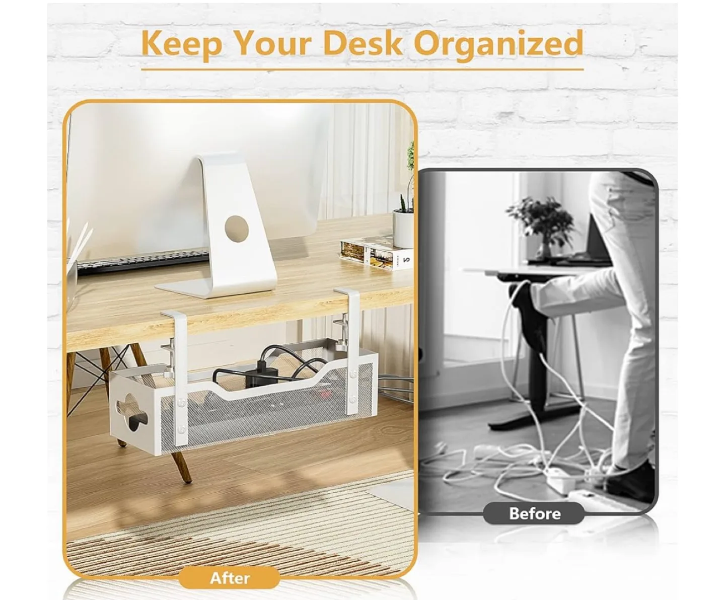 Under Desk Cable Management Tray image indicator(5)