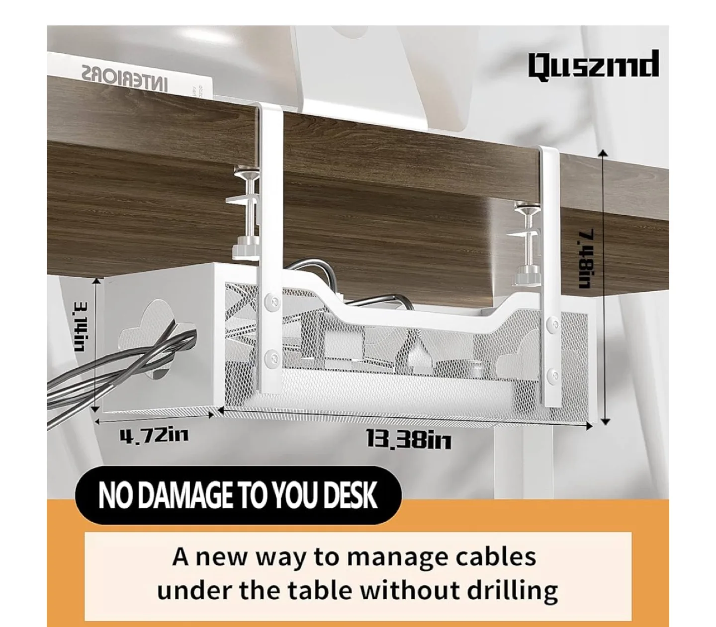 Under Desk Cable Management Tray image indicator(2)