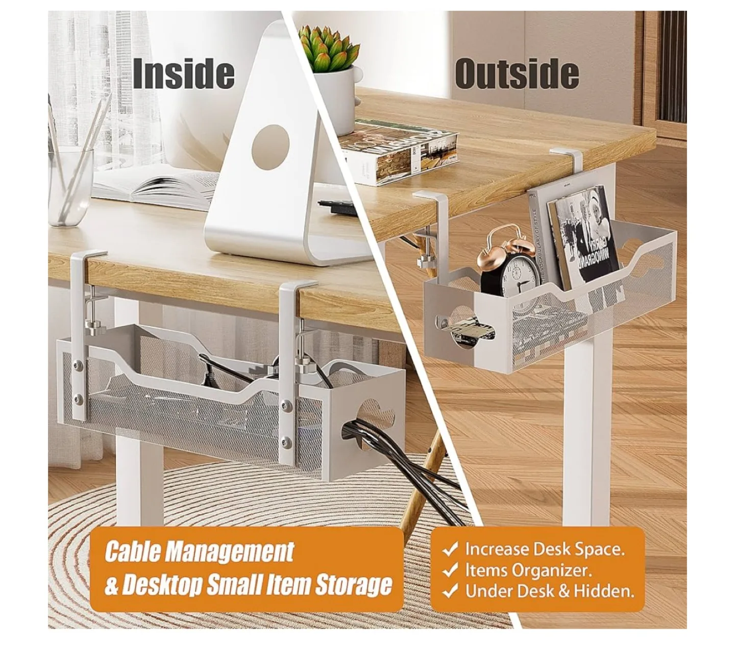 Under Desk Cable Management Tray image indicator(4)