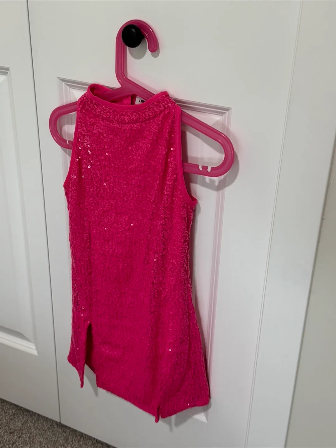 Girls Sequins Dance Dress Sparkle thumbnail