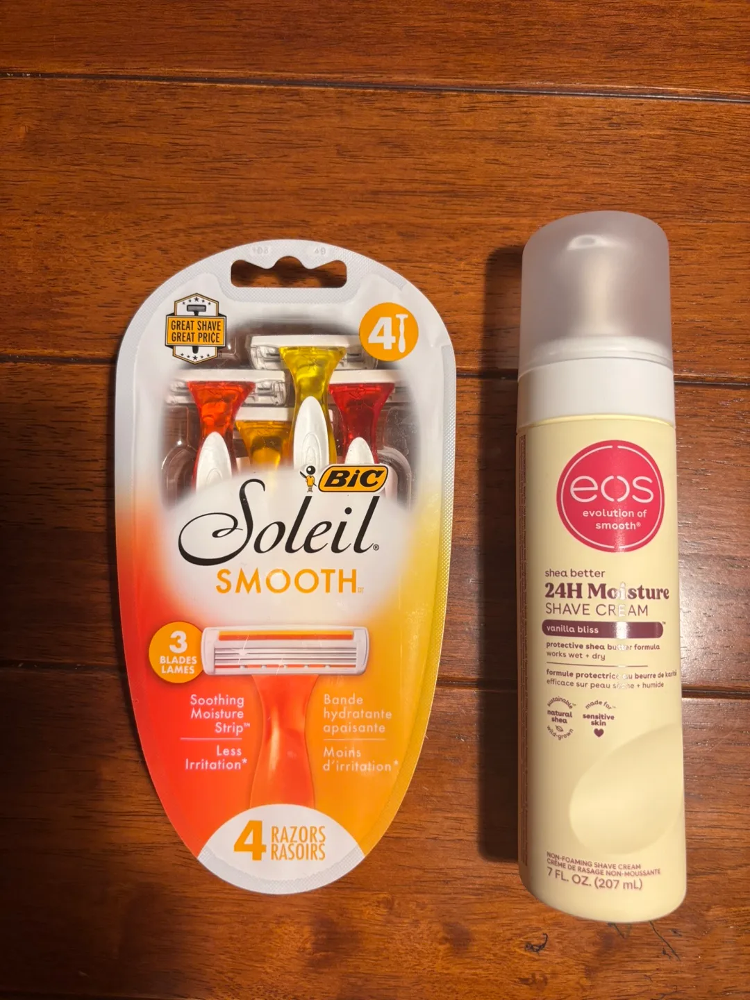 BIC Soleil Smooth Razors + EOS Shave Cream thumbnail