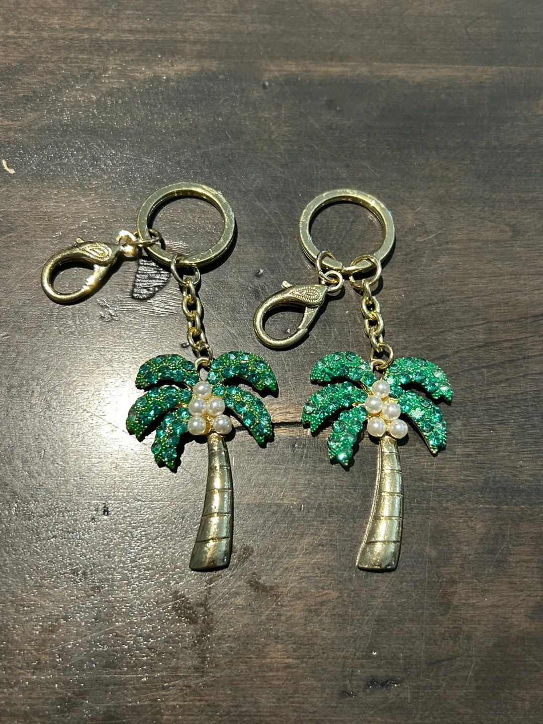 Palm Tree Keychains - Set of 2 thumbnail