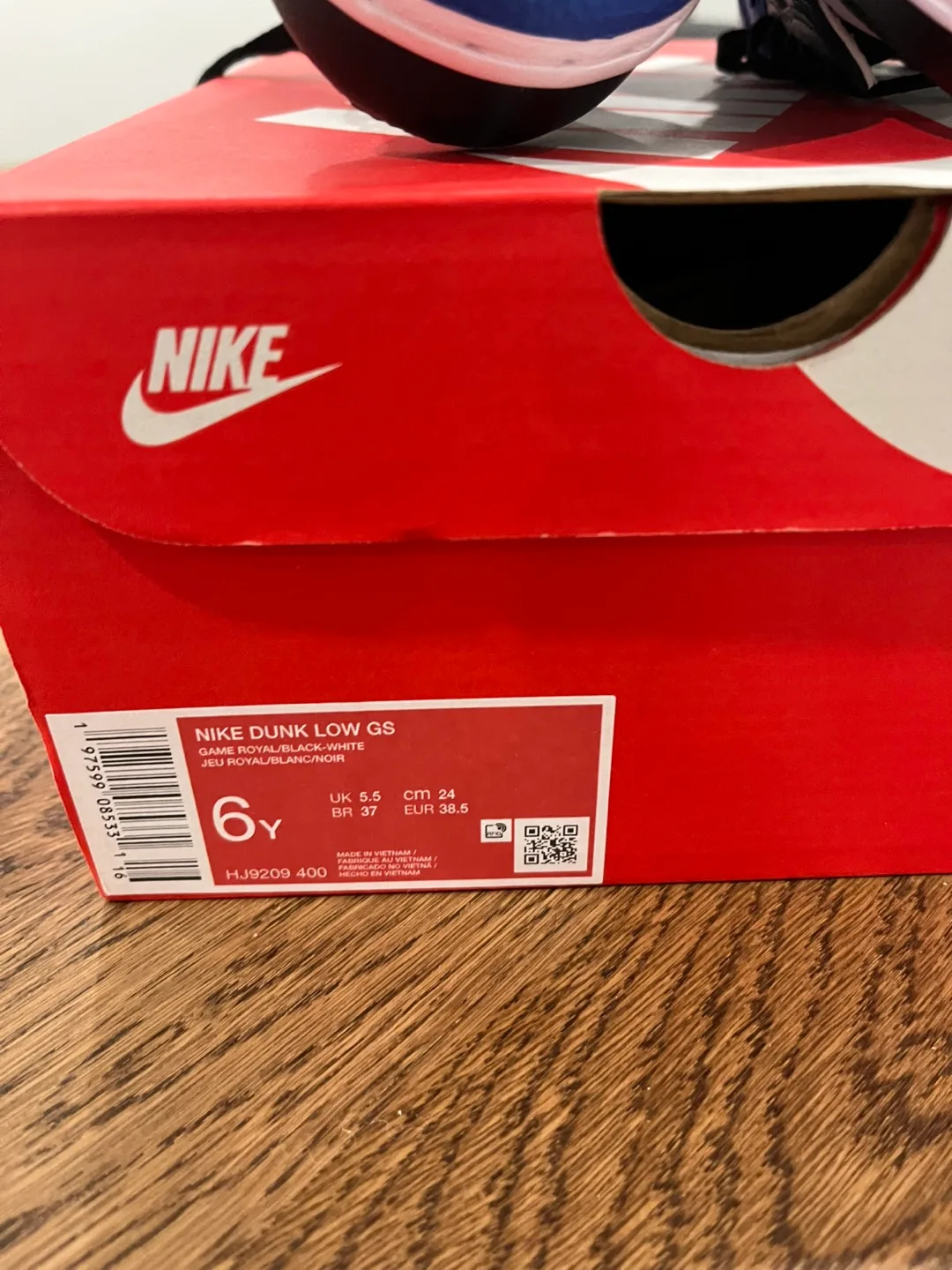 Nike Dunk Low Game Royal Size 6y image indicator(8)