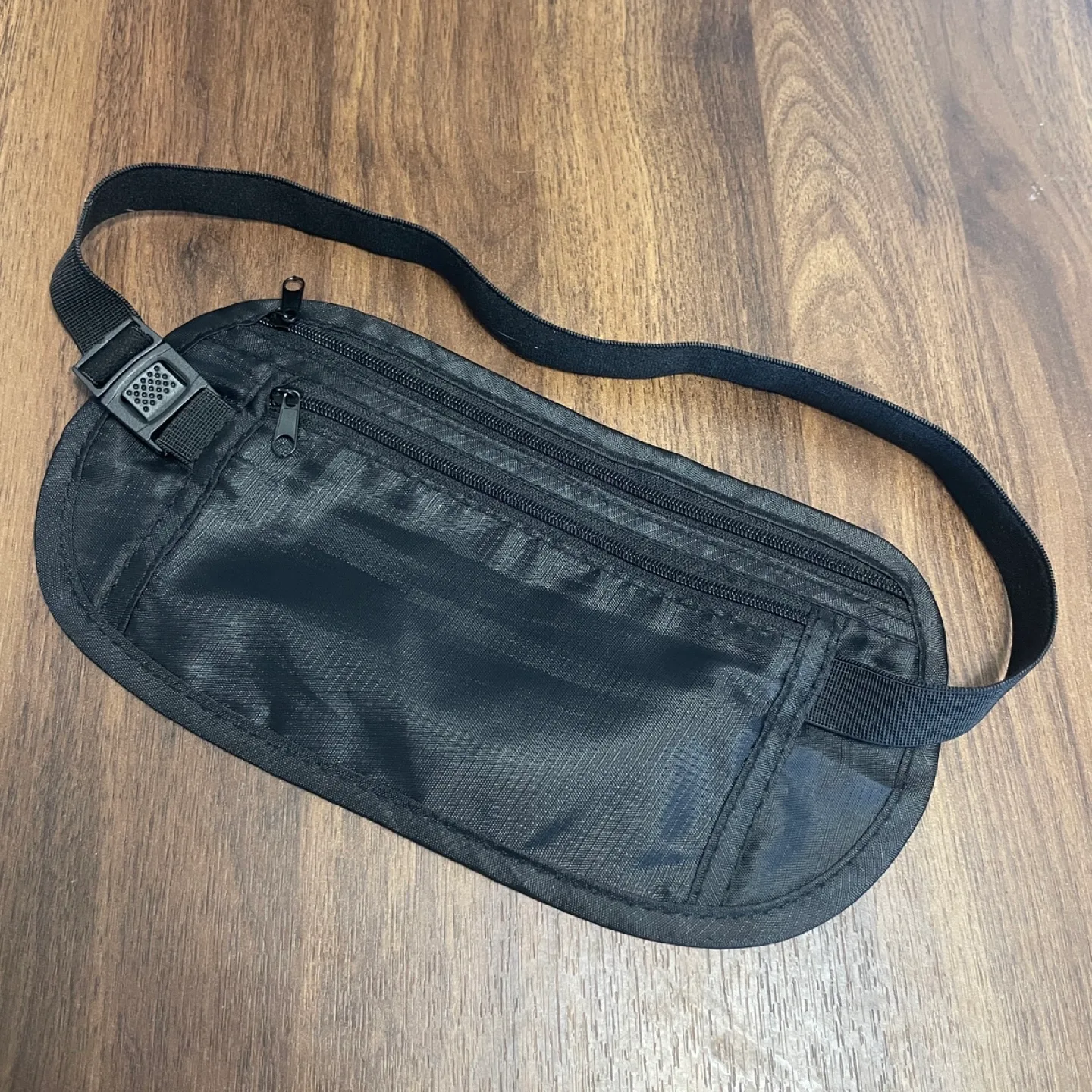 Travel RFID Blocking passport holder and Waist Wallet - Black image indicator(5)