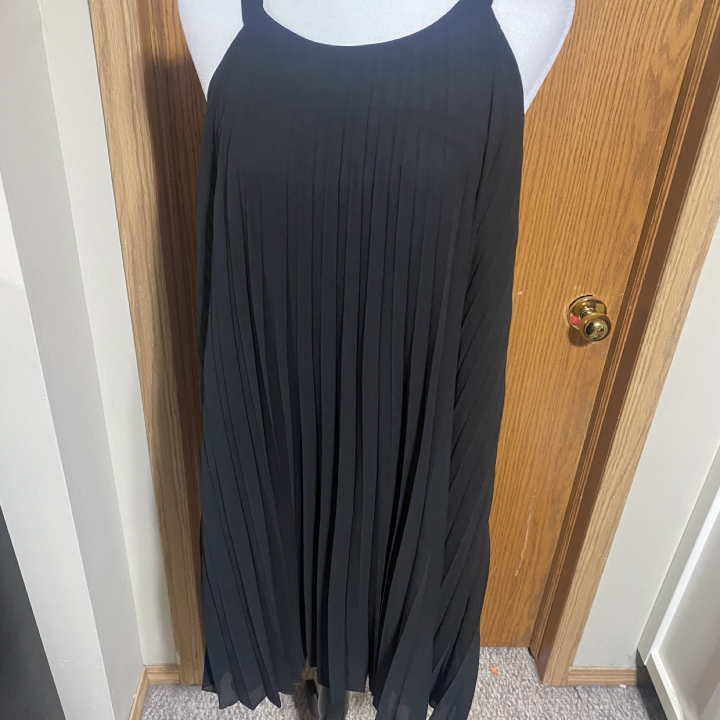 All over pleated chiffon dress - photo 2