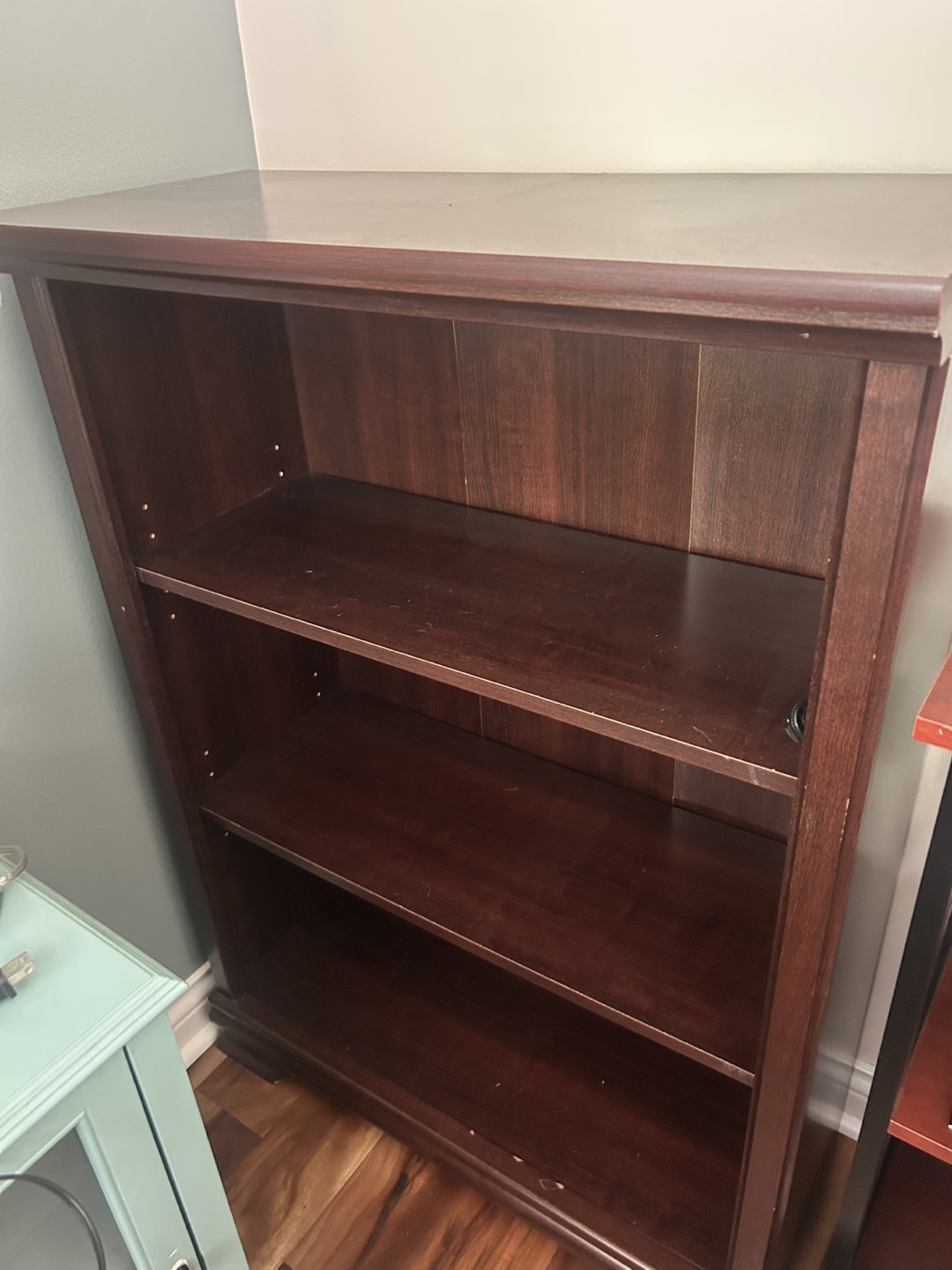 Wood bookshelf