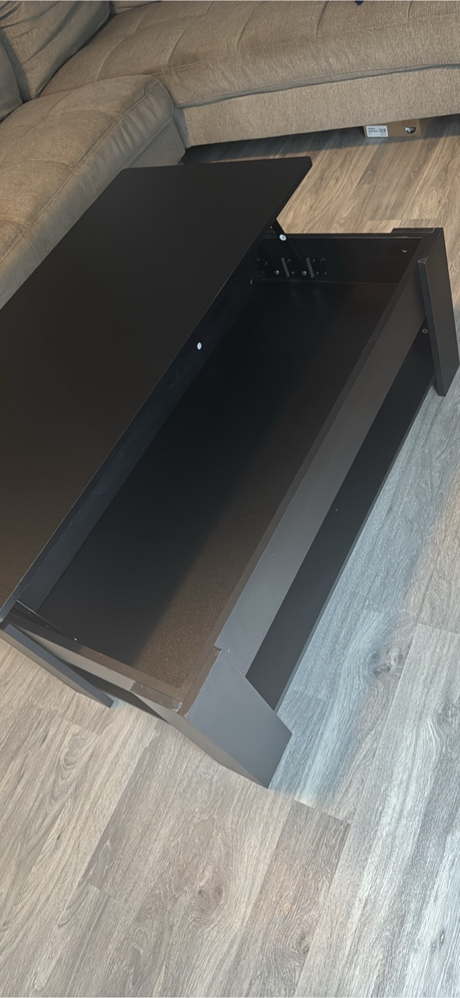 Black Lift Top Coffee Table - photo 2