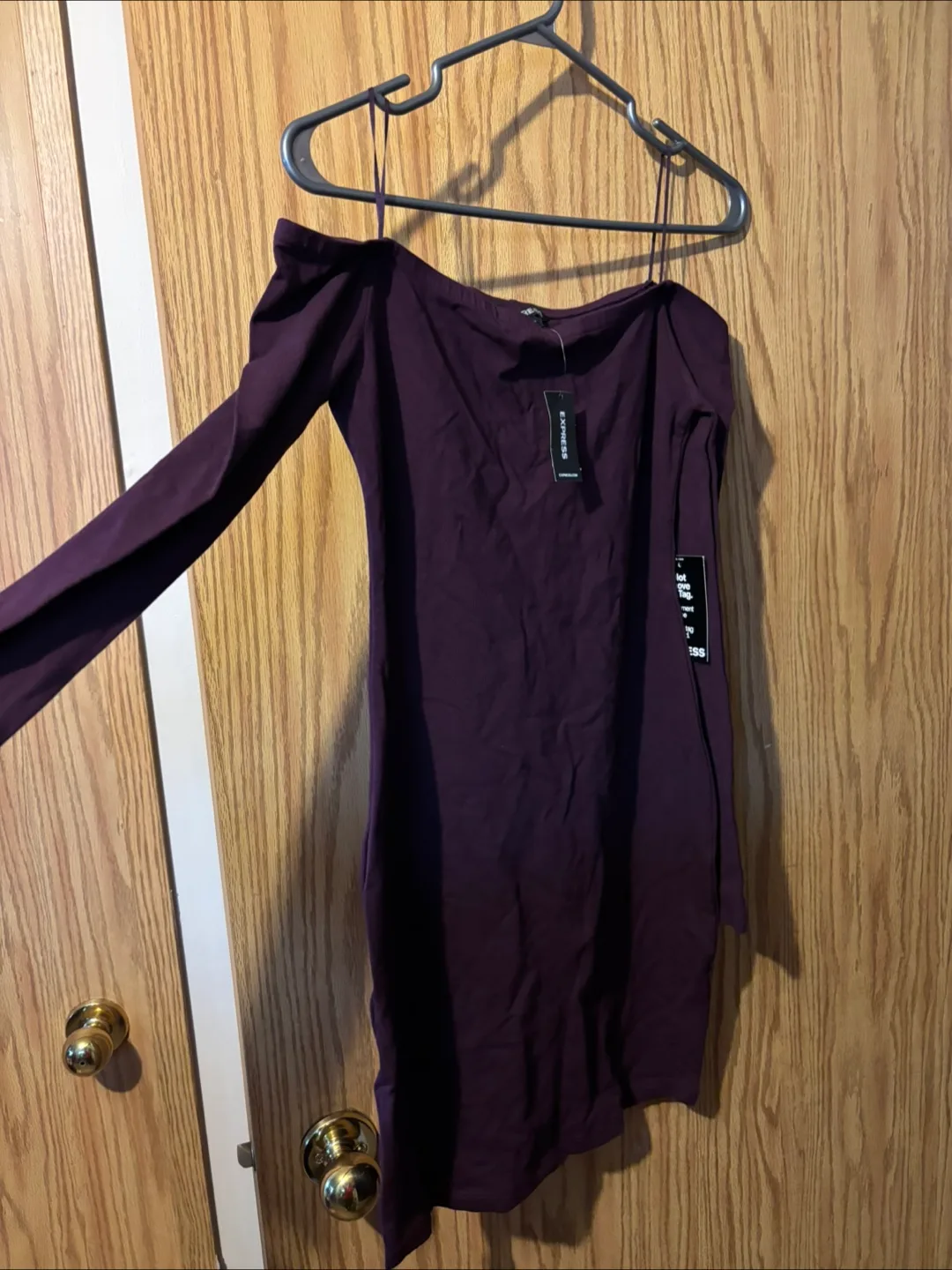 New Express Purple Dress - Size S thumbnail