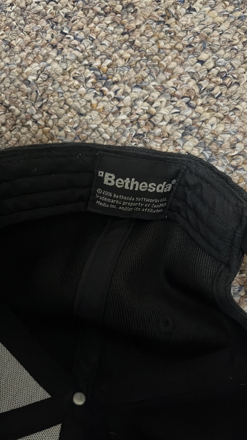 Bethesda Fallout Vault Boy Black Hat - photo 2