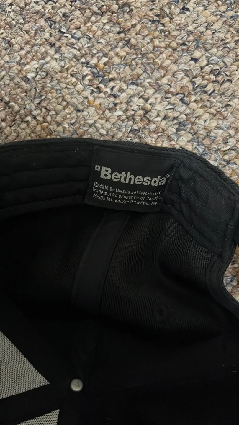 Bethesda Fallout Vault Boy Black Hat image indicator(2)