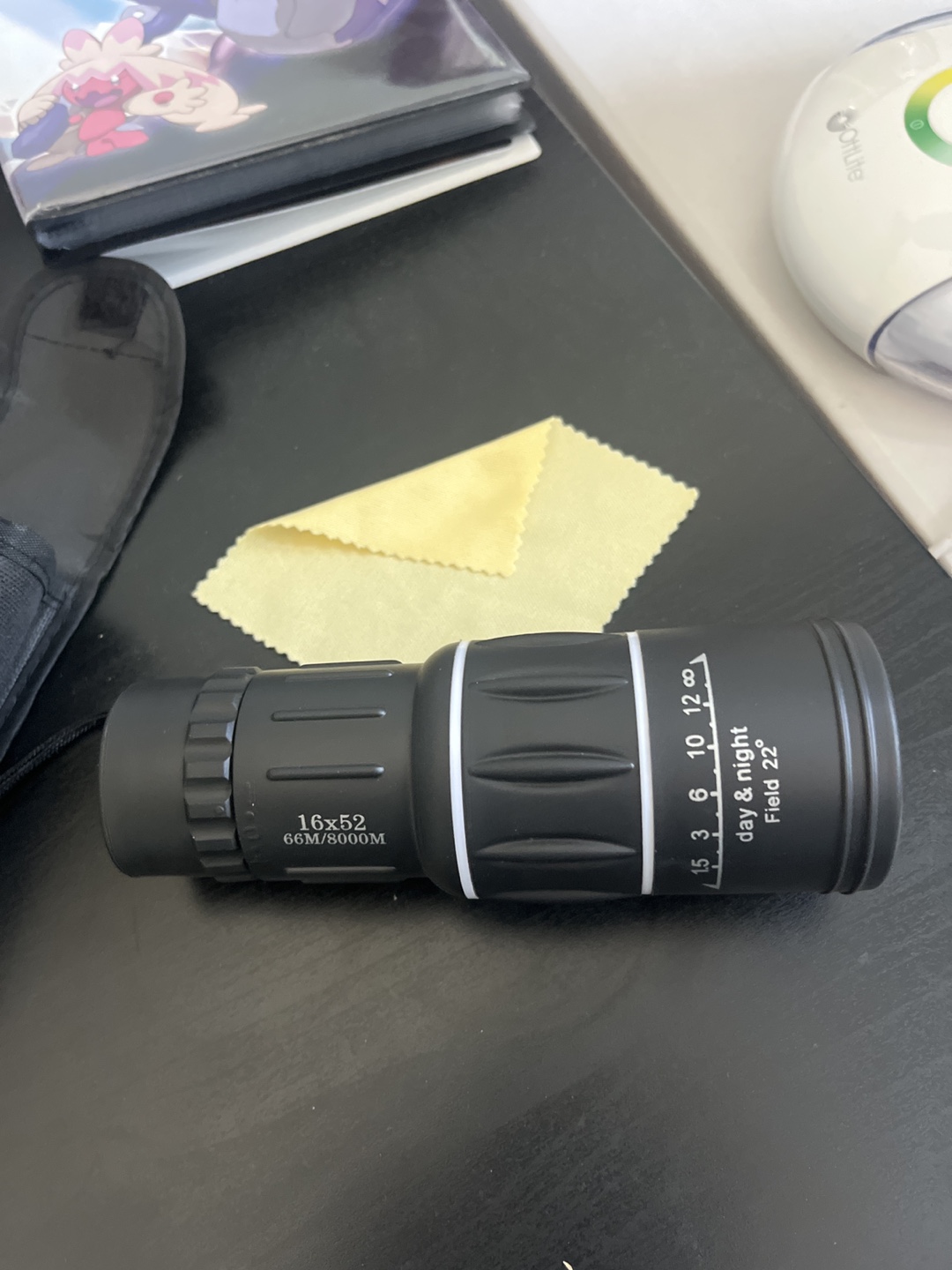16x52 66M/8000M Day & Night Field 22° Monocular