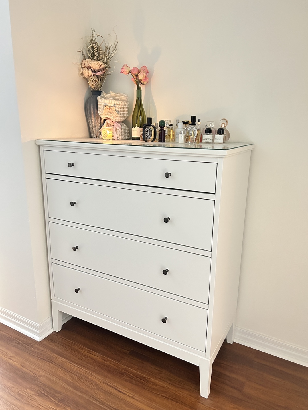 White Idanas 4 Chest Drawers