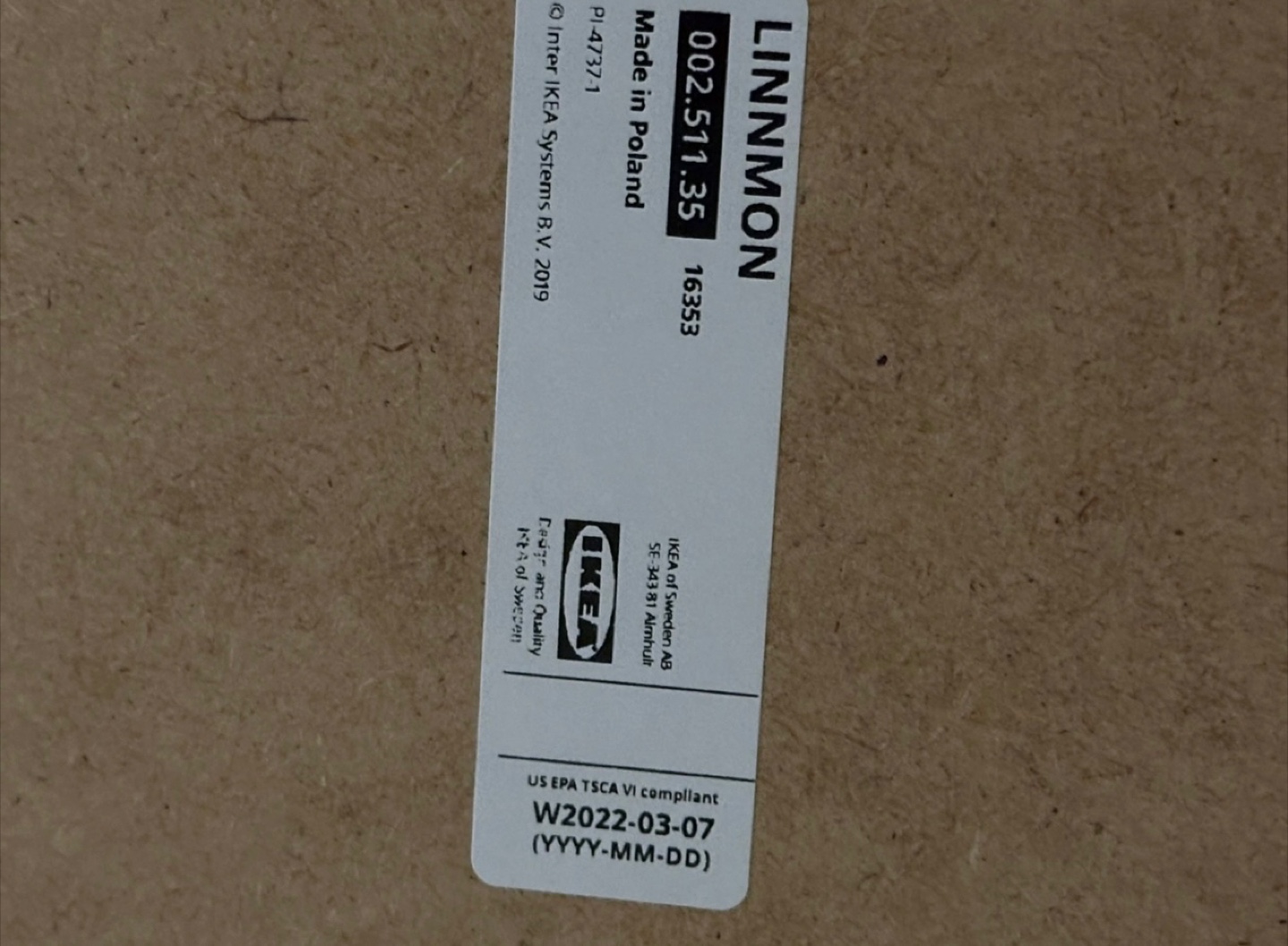 IKEA LINNMON Tabletop with Adils Legs - photo 3
