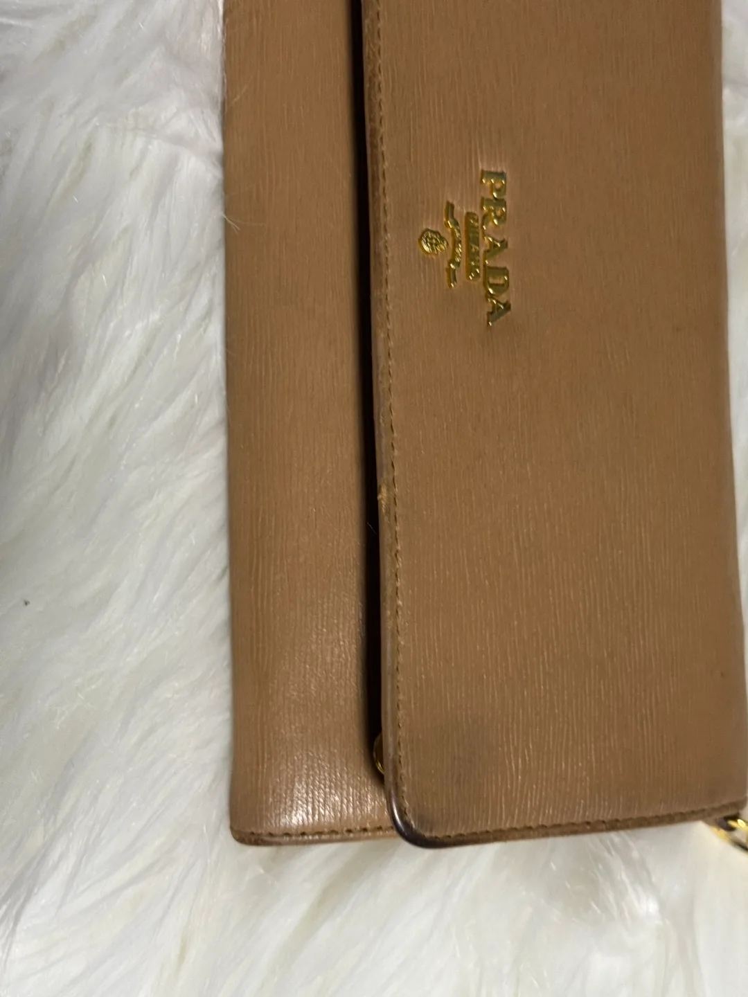 Prada Wallet on Chain - Beige thumbnail