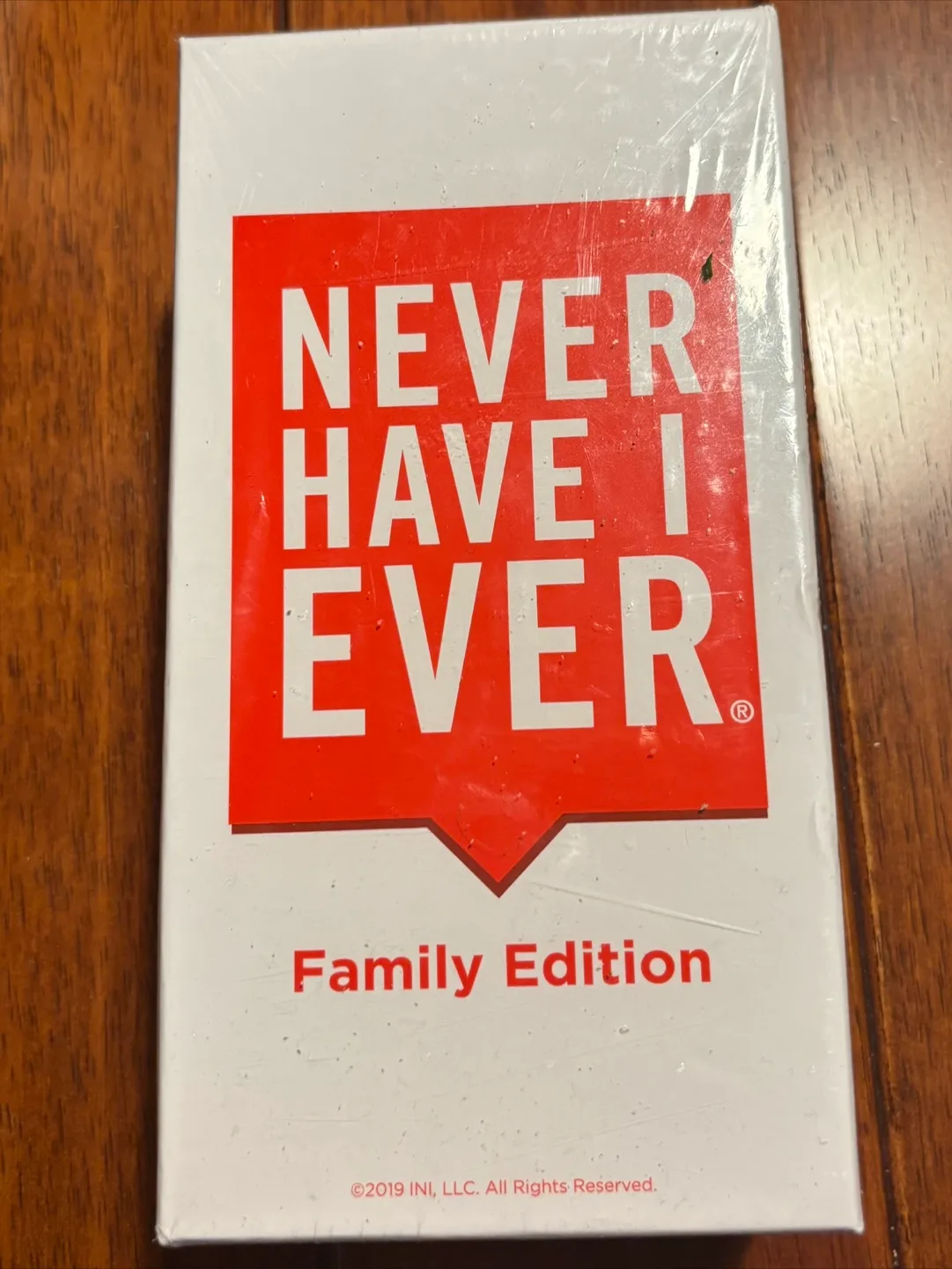 Never Have I Ever Family Edition Card Game - NEW & SEALED thumbnail