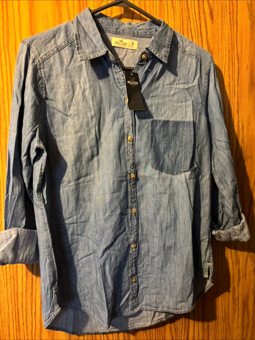 Hollister Denim Shirt - Size M thumbnail