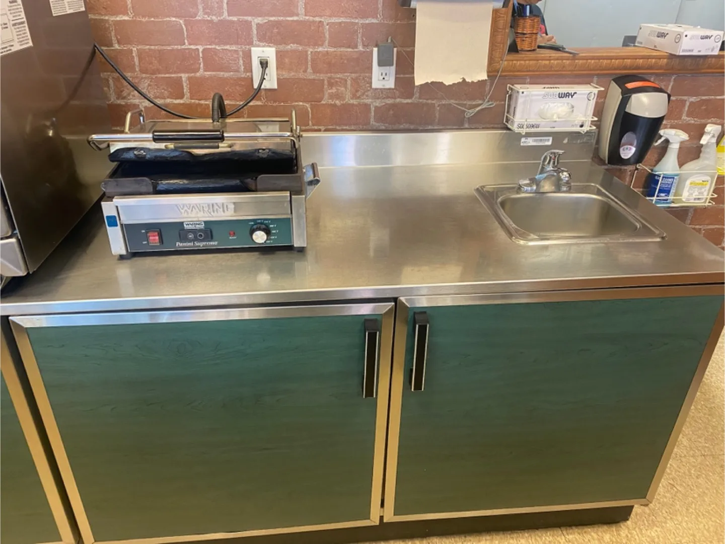 Commercial Stainless Steel Cabinet with Sink thumbnail