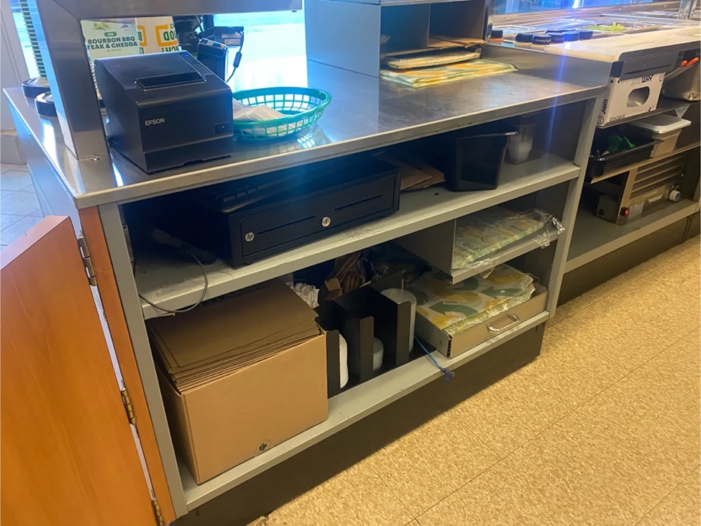 Stainless Steel Cabinet for Cash Register thumbnail