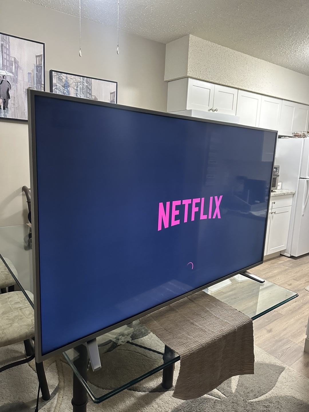 55-inch 4K UHD Smart TV is in pristine, like-new condition. - photo 2