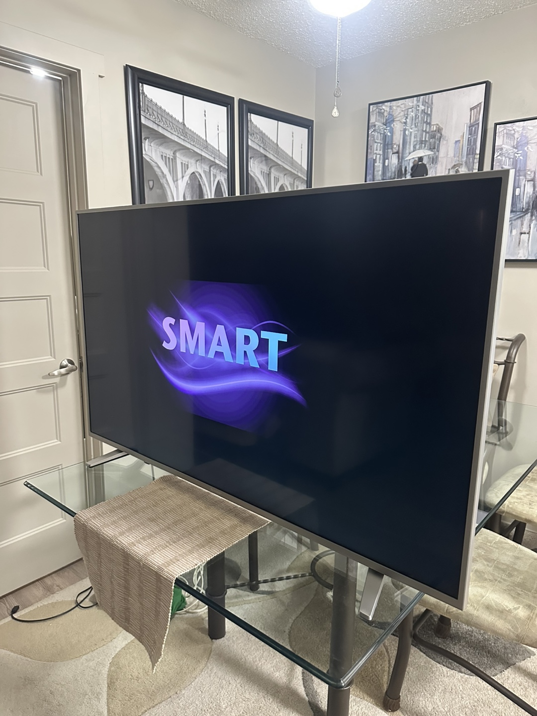 55-inch 4K UHD Smart TV is in pristine, like-new condition. - photo 5