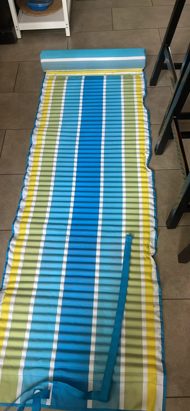 Beautiful beach mat - rolls and easy to carry thumbnail