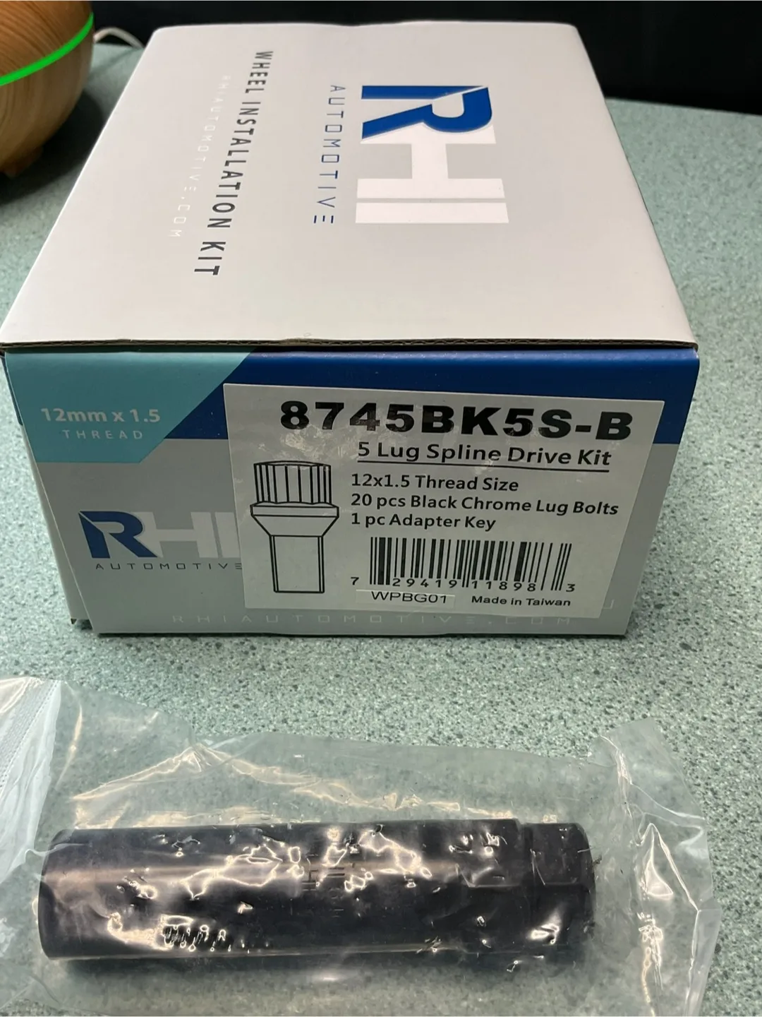 Rhino Automotive 8745BK5S-B Lug Spline Driv VM e Kit image indicator(2)