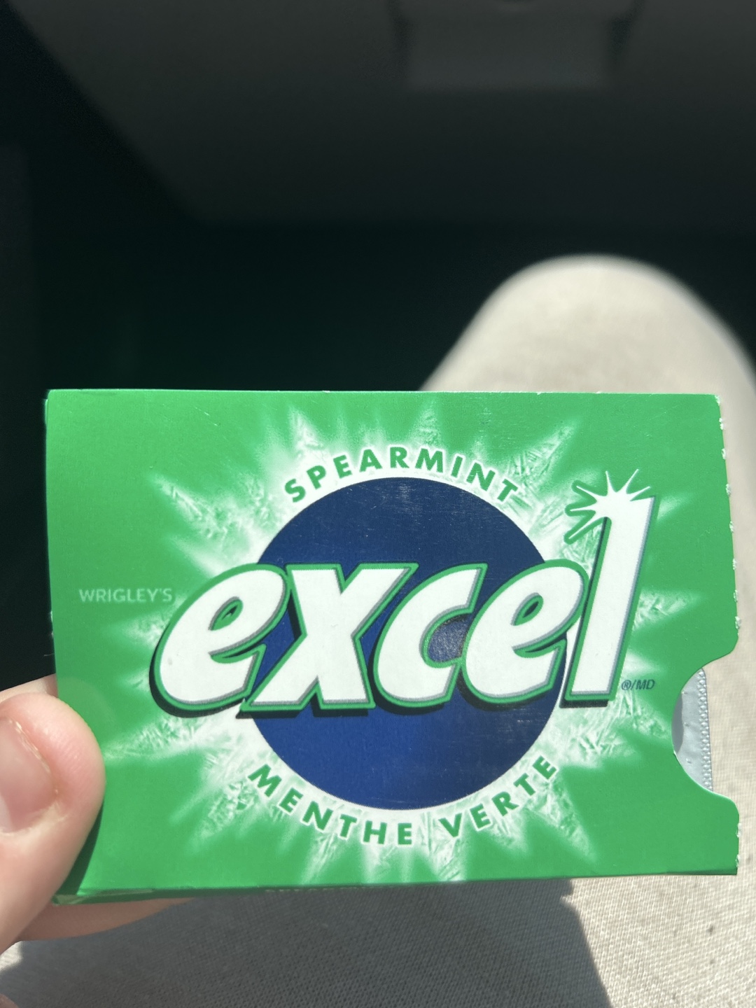 Excel Spearmint Gum #freecycle