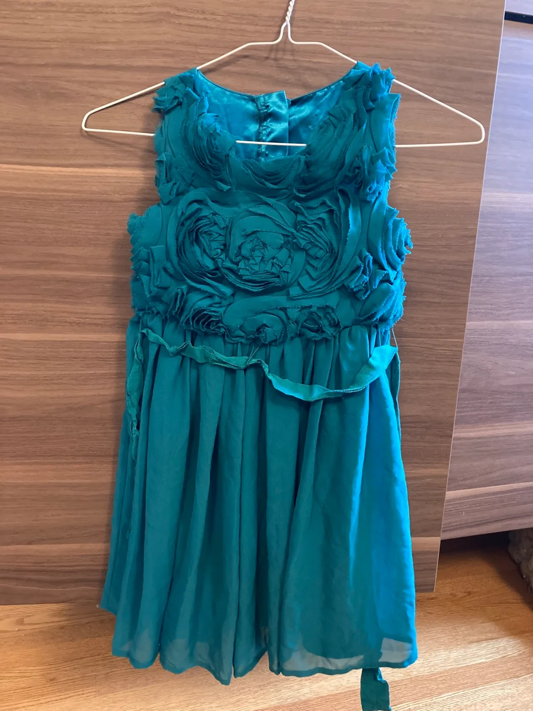 Blue/green Floral Dress - 6 years thumbnail
