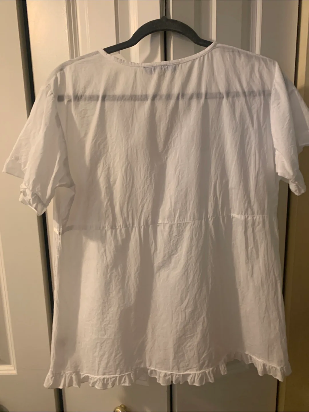 Fashion Village-White Gorgeous Blouse image indicator(6)